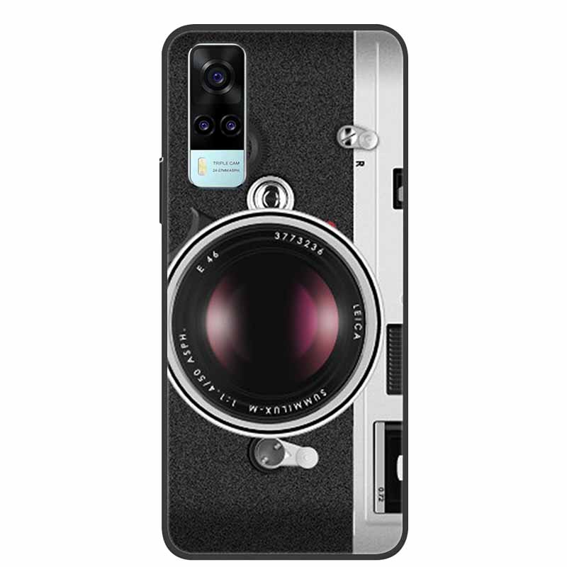 Чехол для vivo Y31 2021 Ударопрочный Мягкий силикон ТПУ Задняя крышка Для Vivo Y53S 4G Y31 2021 Y 31 Чехол V2036 Чехол для телефона Милый мультяшный