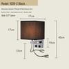 USB Charging European Style LED Wall Lamp for Indoor Use - Ideal for Hotels and Bedrooms
