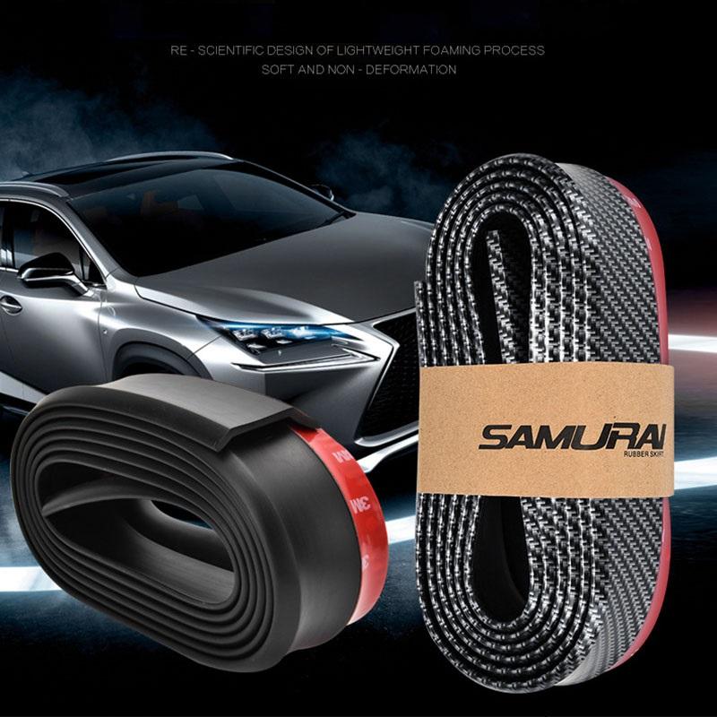 Автомобильный бампер протектор резиновый авто передний бампер защита губ молдинги сплиттер подбородок кузов авто бампер полоса