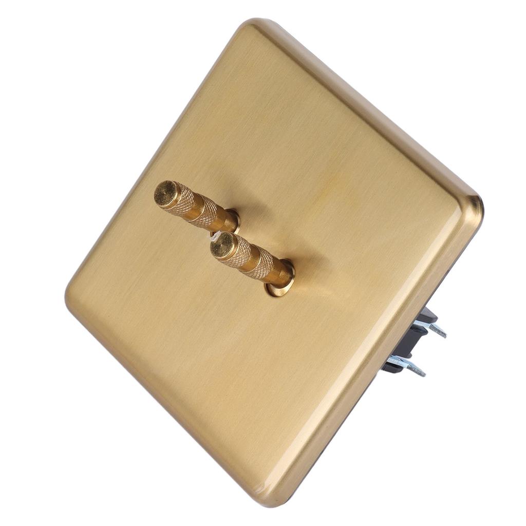 Light Toggle Switch Double Control Beautiful Fireproof and Durable Toggle Switches 250V 10A