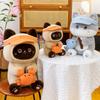 Cute Fishing Greedy Cat Plush Toy Funny Siamese Cat Accompanying Doll Giving Children and Girls Gifts