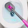 Hemispherical Brush Head Toilet Brush Groove Design Wall Mount Brush  Apartment Living