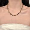 Stylish Tiger Eye Beaded Choker: Elegant & Versatile Necklace for Women