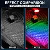 4Pcs LED Interior Car Lights Wireless With Remote, Portable USB Rechargeable Car Interior Led Night Light For Car Decor