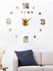 3D светящиеся настенные часы, зеркальные настенные наклейки, креативные часы «сделай сам», съемные художественные наклейки, домашний декор, кварцевая игла для гостиной, хит продаж