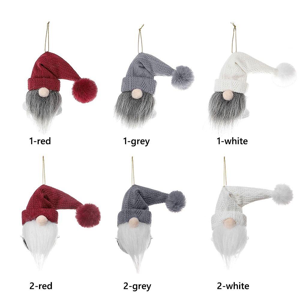 Мохнатый гном Санта кукла плюшевые игрушки маленький колокольчик подвеска НОВЫЙ рождественский подвесной декор Рождество