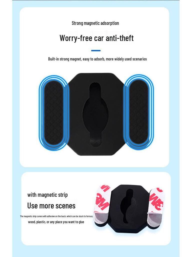 Magnetic GPS Tracker for Cars, Motorcycles, and Bicycles – Rechargeable Anti-theft Positioning Device