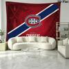 Montreal Canadiens Wall Tapestry Aesthetic Wall Hanging Printed Fabric Blanket Decorative Tapestries for Bedroom Living Room Home Decor