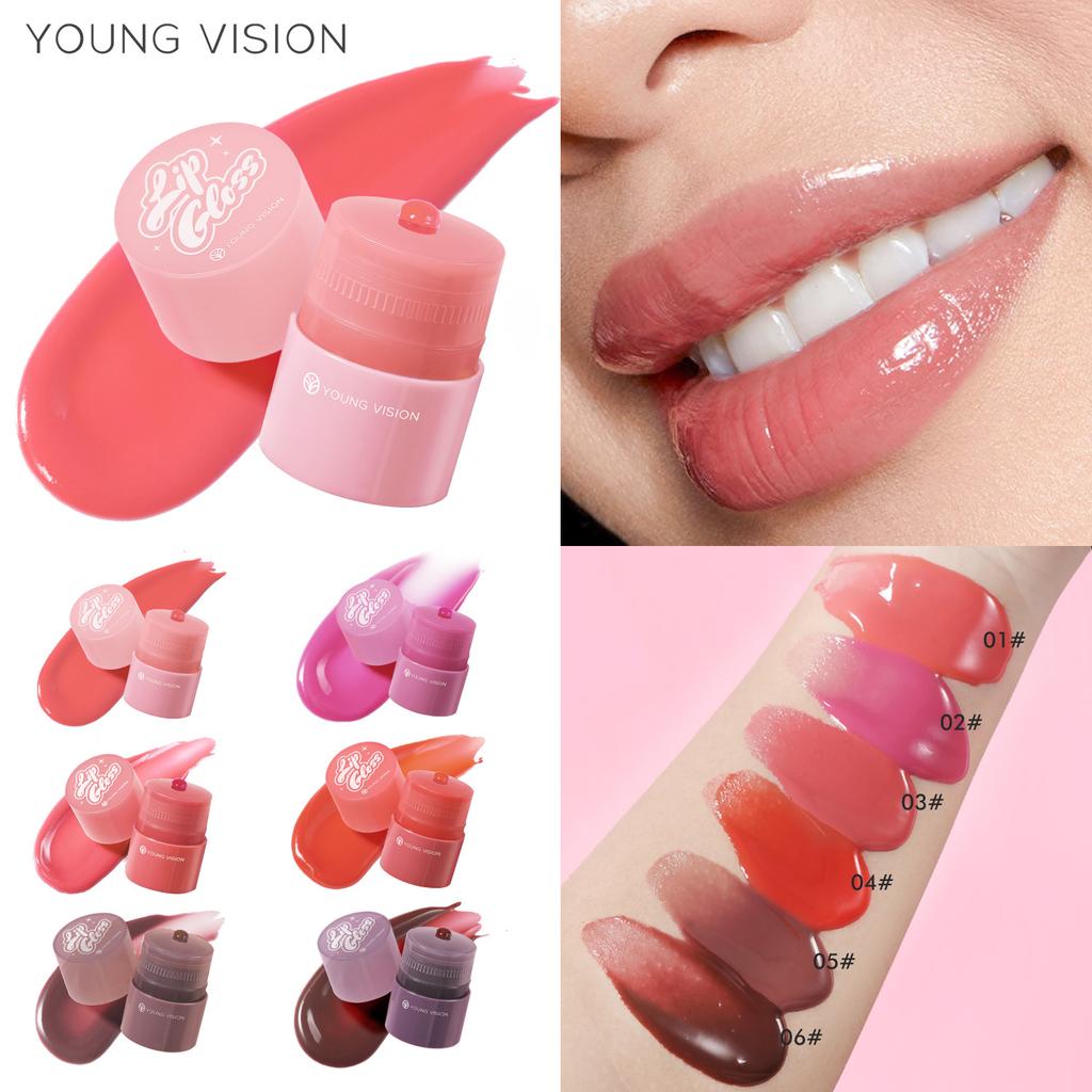 YOUNG VISION Twist Lip Gloss 3 Color Set Moisturizing and Moistening Color Mirror Lip Gloss Lip Oil