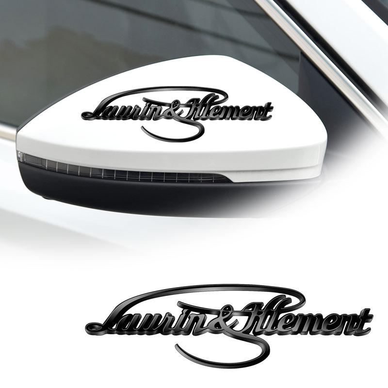 3D для Laurin & Klement Octavia Superb Rapid Kodiaq Karoq Fabia Kamiq эмблема металлический боковой значок автомобиля декоративная наклейка