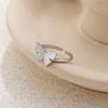 Mori Butterfly Ring Female Personality Creative Brushed Ring Hipster Open Ring High-end Jewelry