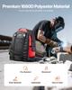 25.2L Welding Backpack 1680D Polyester Welder Backpack for Tool and Helmet