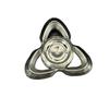 Новый ручной спиннер из нержавеющей стали с тремя лопастями EDC Fidget Spinner Игрушка для снятия стресса ADHD Fidget Toy Игрушка для вращения на кончиках пальцев
