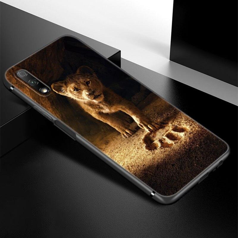 Чехол для телефона Lion Tiger Animal для Huawei Honor 7A 8A 9X 20 Pro 8 10X Lite 9A 8C 9C 20E 7S 8S 20S 8X 10i 20i 30i Мягкий черный чехол