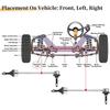 Front Stabilizer Sway Bar Links for 2010 2011 - 2014 Ford F-150 SVT Raptor 4WD  K750511