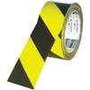 TRUSCO Лента сигнальная 'Тигр' 25мм x 25м x 60 штук TRTR-2525YB [Продается кейсом]