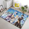 Genshin Impact HD Printed Carpet Household Rug Children's Room Living Room Chair Bedside Modern Simple Floor Mat Kawaii Rug