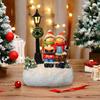 Милая рождественская статуэтка со светодиодными огнями, украшение стола в виде рождественской сценки в деревенском стиле, симпатичное украшение интерьера на Рождество, подарки