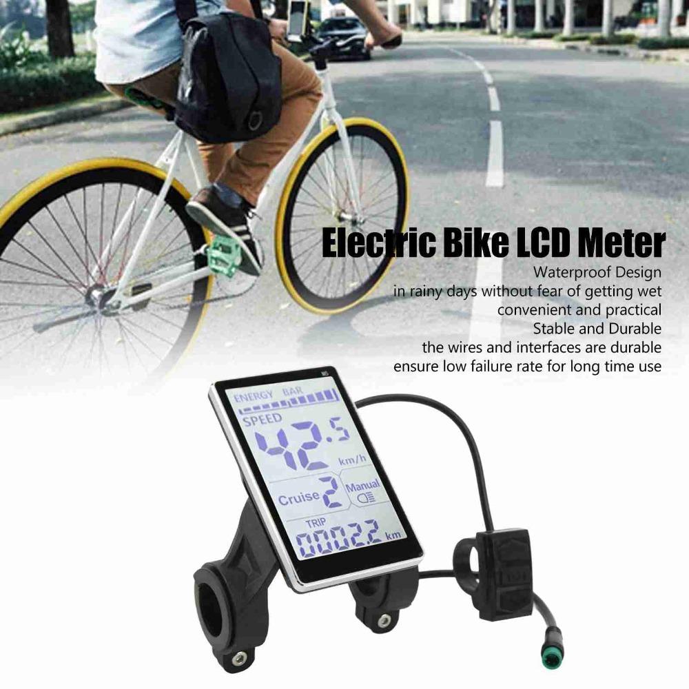 5 Pin Electric Bicycle LCD Display E-bike LCD Display Control Panel  Scooter Accessories