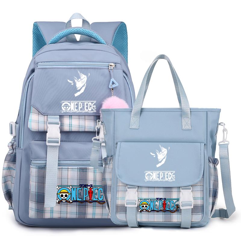 2 шт./компл. аниме цельный рюкзак высокого качества наклонная сумка через плечо повседневная сумка для подростка девочка мальчик обратно в школу мультяшная сумка рюкзак Mochila