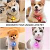 LED Pet Dog Collar Light Anti-lost Night Safety Pendant Waterproof Glowing Tag for Dogs Cats