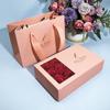 I Love You Jewelry Box Immortal Flower Jewelry Box Roses Window Gift Box Ring Earrings Pendant Necklace Box Jewelry Organizer