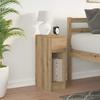 VidaXL Bedside Table with Drawer Artisan Oak 20x36x60 Cm, Side Table, Bedside Cabinet, Side Table for the 858711
