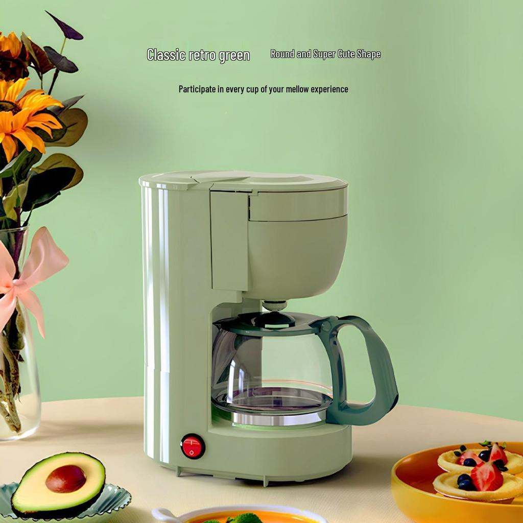 Немецкая автоматическая капельная кофеварка Homezest - Компактный кофейник в американском стиле для дома и офиса