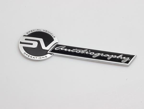 1 шт., цельнометаллический автомобильный хвост SVAutobiography, эмблема, наклейки, украшение для Ra/nge Ro/ver
