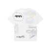 Aape T-Shirts Men's Crew Neck Moderate Straight Fit AAPTEM1296XXK