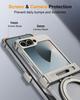Чехол Eary для Samsung Galaxy Z Flip 7 6 с поддержкой MagSafe, 360° вращающаяся магнитная подставка, беспроводная зарядка, защита от царапин
