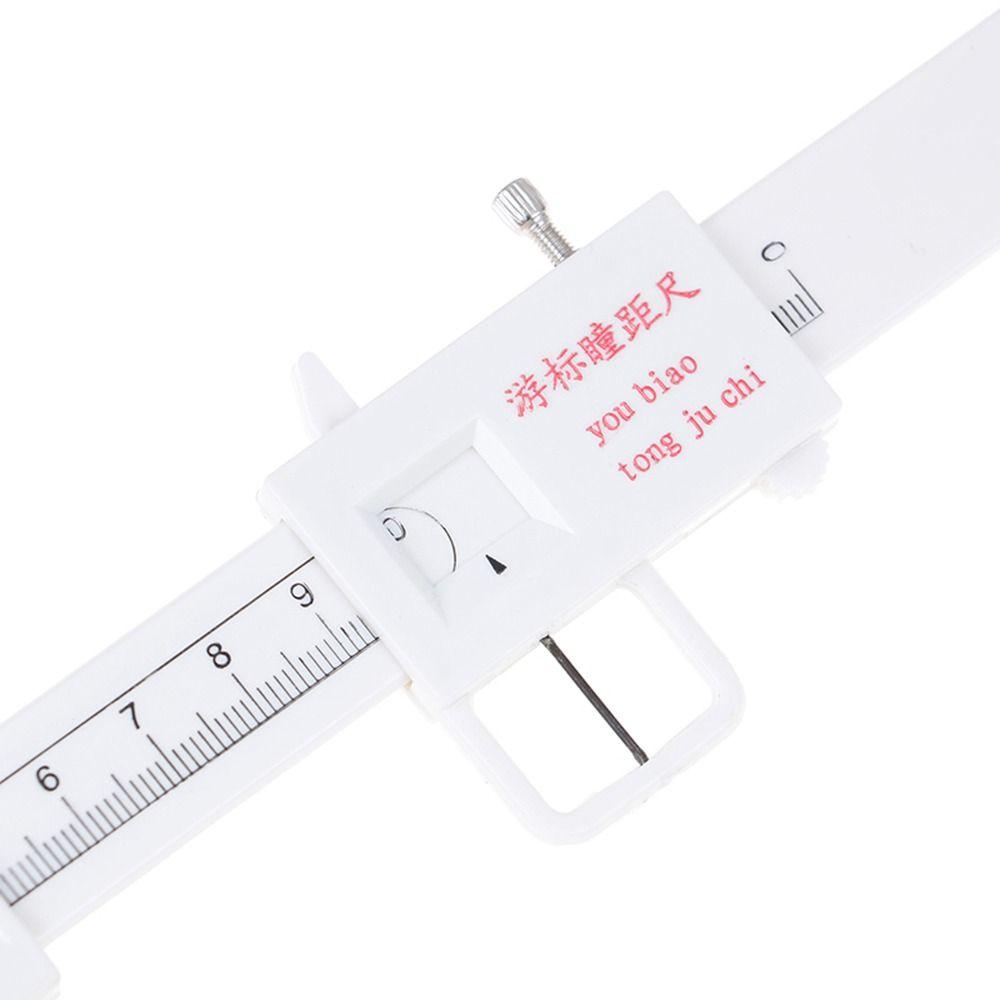 Plastic Pupil Distance Meter White Pupil Measurement Tool Hospital, Pharmaceutical