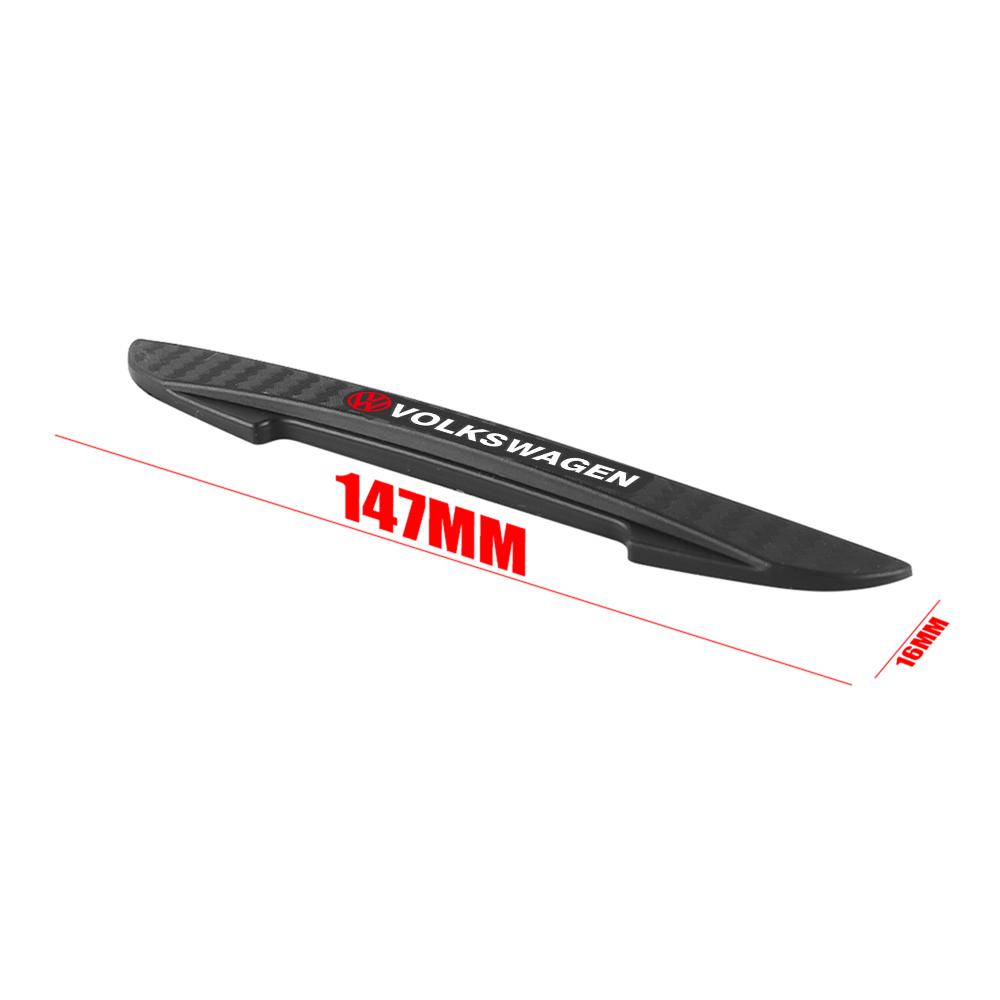 Valve Stems Caps 4Pcs Slicone Car Door Edge Protector Strip Sticker For Volkswagen VW Tiguan Jetta Polo Golf Passat CC Rline Tou zg3