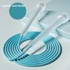 Speed Skipping Rope with Ergonomic Handle Length Adjustable Comfortable Grip Indoor Outdoor Jump Rope Weight Loss Fitness Equipment