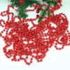 Christmas Tree Beads Garland Pearls Garland Plastic Pearl Strands Chain for Christmas Wedding DIY Festival Decoration Supplies
