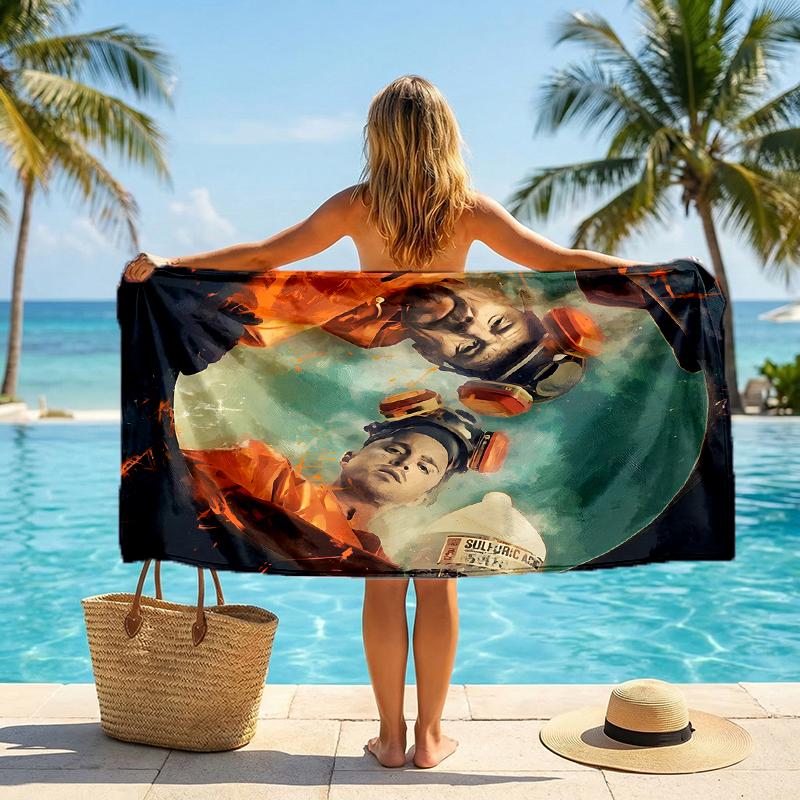 Bad Fashion Beach Towel: Ideal for Summer Adventures Soft, absorbent and quick drying suitable for swimming and bathing