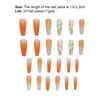 Yousheng 1 комплект накладных ногтей с клеем для ногтей полное покрытие накладные ногти наращивание накладные ногти советы для женщин