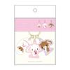 T'S Factory Sanrio Characters Sugarbunnies 3-Charm Acrylic Keychain Cute Bag Charm Keyring for Women Kids Gift