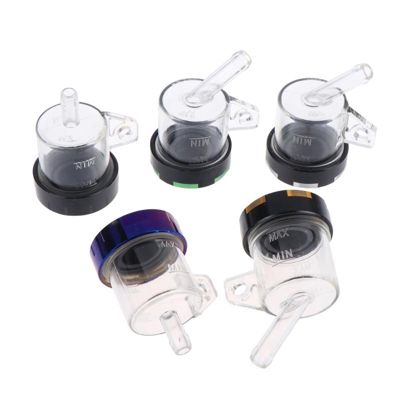 Motorcycle Brake Master Cylinder Clear Brake Fluid Reservoir Leakproof Universal Replacement for Street Dirt Bikes