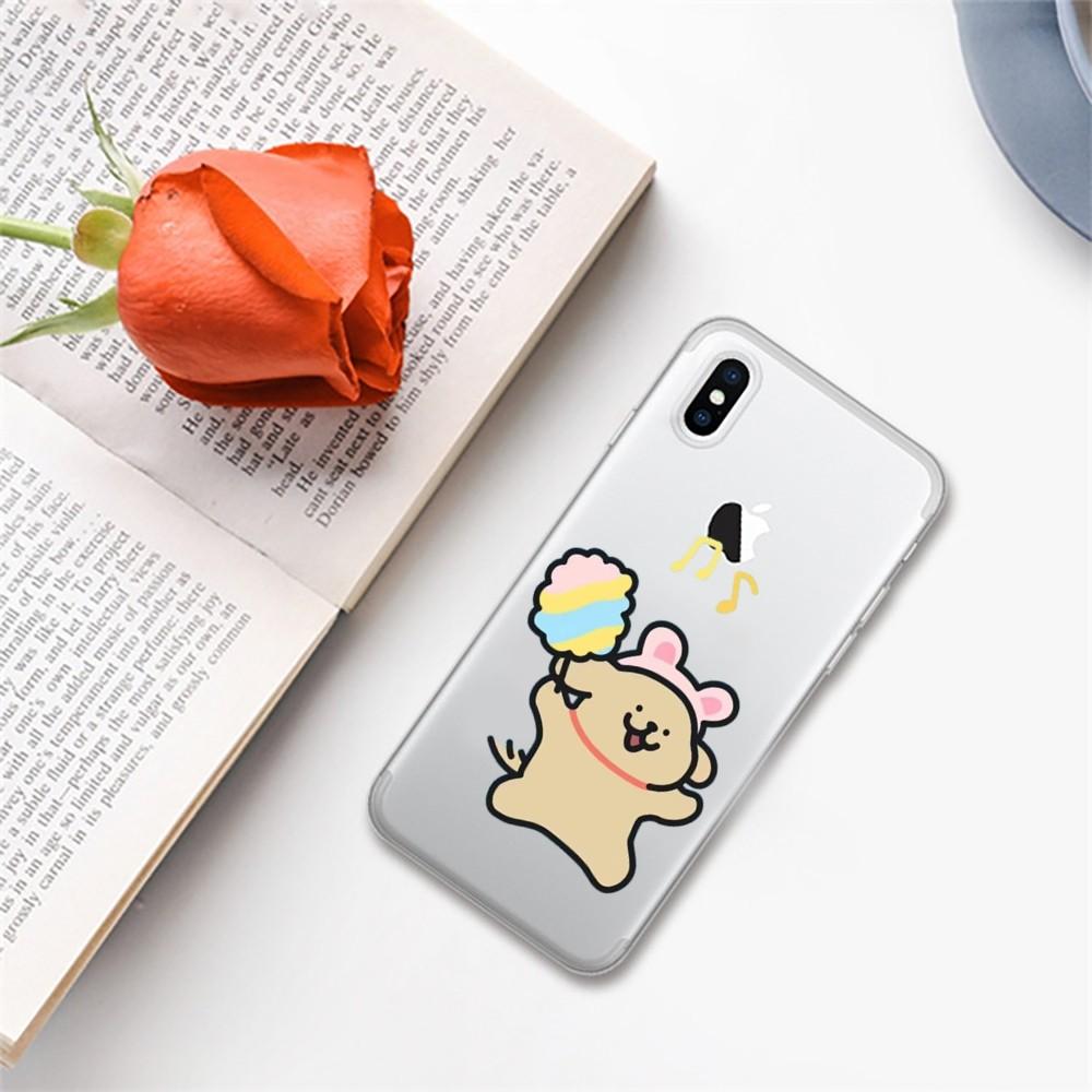 Мультяшный Чехол для Телефона с Рисунком Собаки Для iPhone 14 13 12 11 Pro Max XS X XR SE 2020 6 7 8 Plus Mini Защитный Чехол