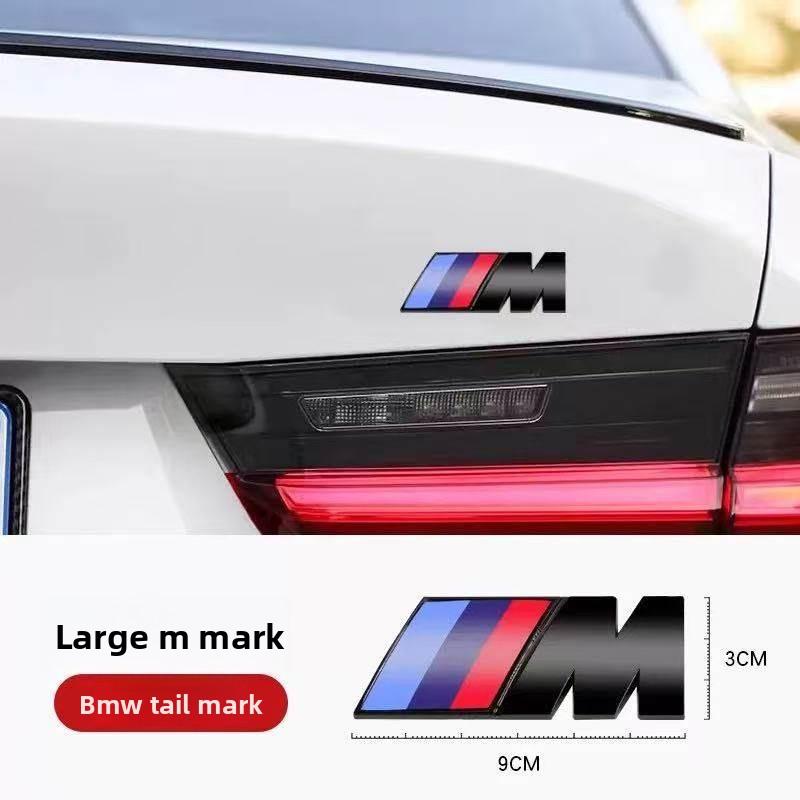 BALPJ1 Car Styling Fender Side Badge New R Emblem Sticker For BMW M M3 M5 M6 X3 E90 F30 G20 E36 E34 X6 G20 E46 X3 X4 X5 X7 Accessories