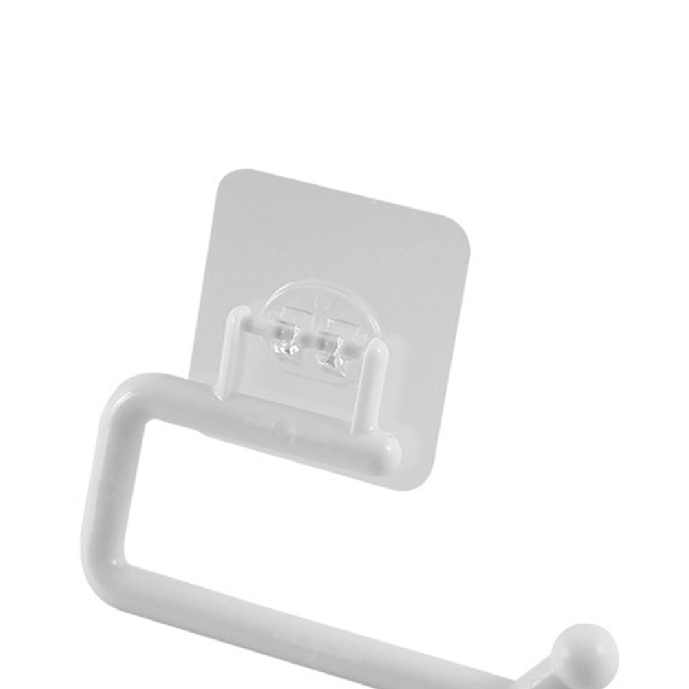 Самоклеящийся держатель для бумаги Без сверления Стенд для держателя полотенец Многофункциональная подвесная стойка для полотенец для кухни Ванной Комнаты Шкафа