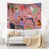Creative Cartoon Decorative Tapestry Office Living Room Tapestry Home Wall Decoration Tapestry