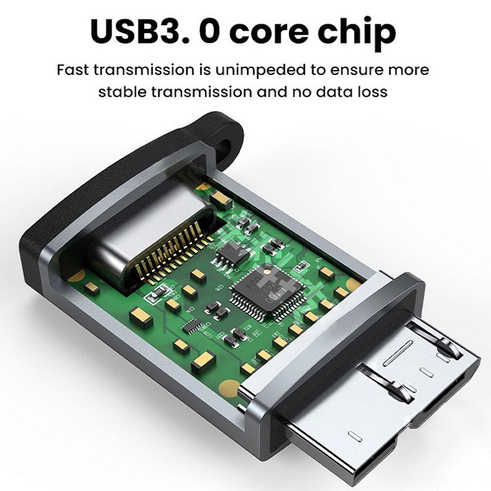 Alloy HDD Mobile Hard Disk USB C To USB 3.0 Micro B Female To Male Type-C OTG Adapter Converter