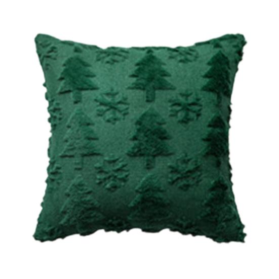 Рождественская наволочка для декоративной подушки, наволочки с рождественской елкой, мягкие плюшевые наволочки с потайной молнией, зимний домашний декор