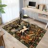 Enchanted Forest and Mythical Creature Design Large Area Rug - Anti-Slip,Indoor/Outdoor Versatile Mat,100% Polyester,for Living Room,Bedroom
