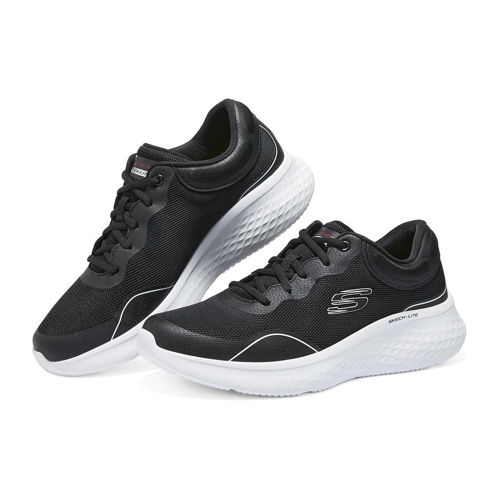 Skechers Легкие Дышащие Мягкие Удобные Амортизация Низкие Повседневные Кроссовки Мужские Черный 232774-BKW