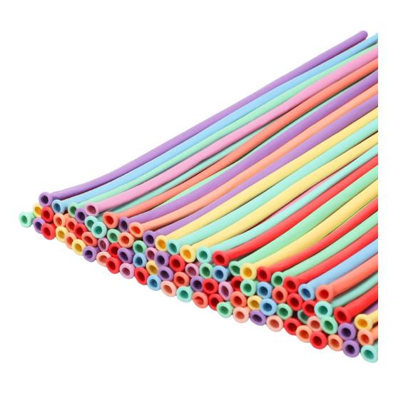 100Pcs Clear 260 Balloons Thickening Latex Long Balloons for Animals Modeling Birthday Wedding Party Accessory