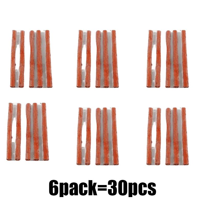 5/50Pcs Tire Repair Strips Tubeless Rubber Stiring Glue Seals for Car Motorcycle Bike Tyre Puncture Repairing Tools Accessories