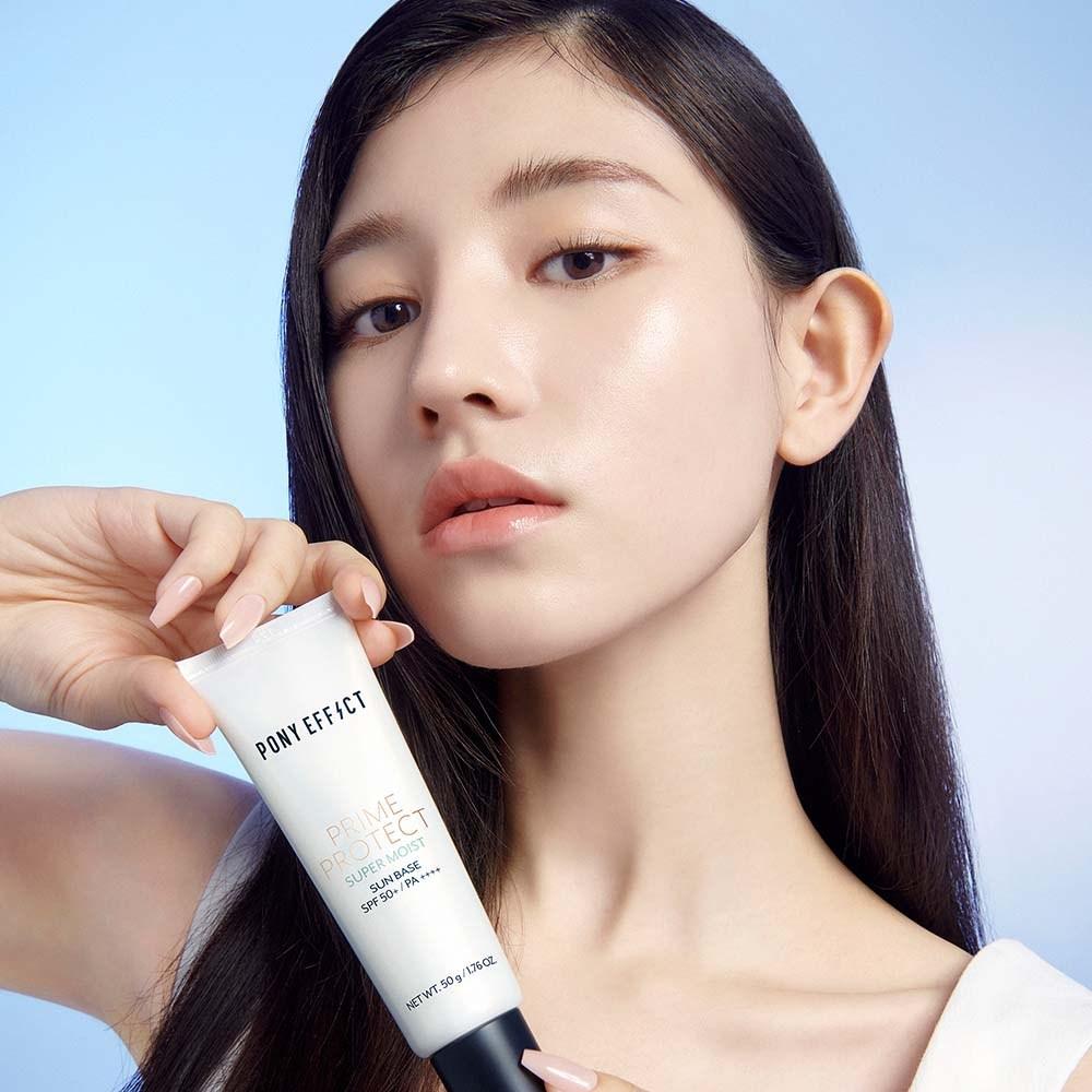 PONY EFFECT Солнцезащитный крем Prime Protect Super Moist SPF50+ PA++++, 50 г, 1 шт.